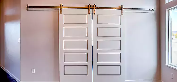Glass Barn Door with Installation Hardware Kit Coachella